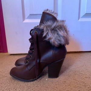 Charlotte Russe heeled booties
